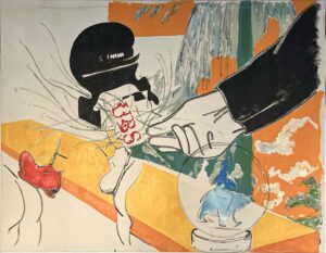moneytree | Öl auf Leinwand | 200 x 150cm | 2022